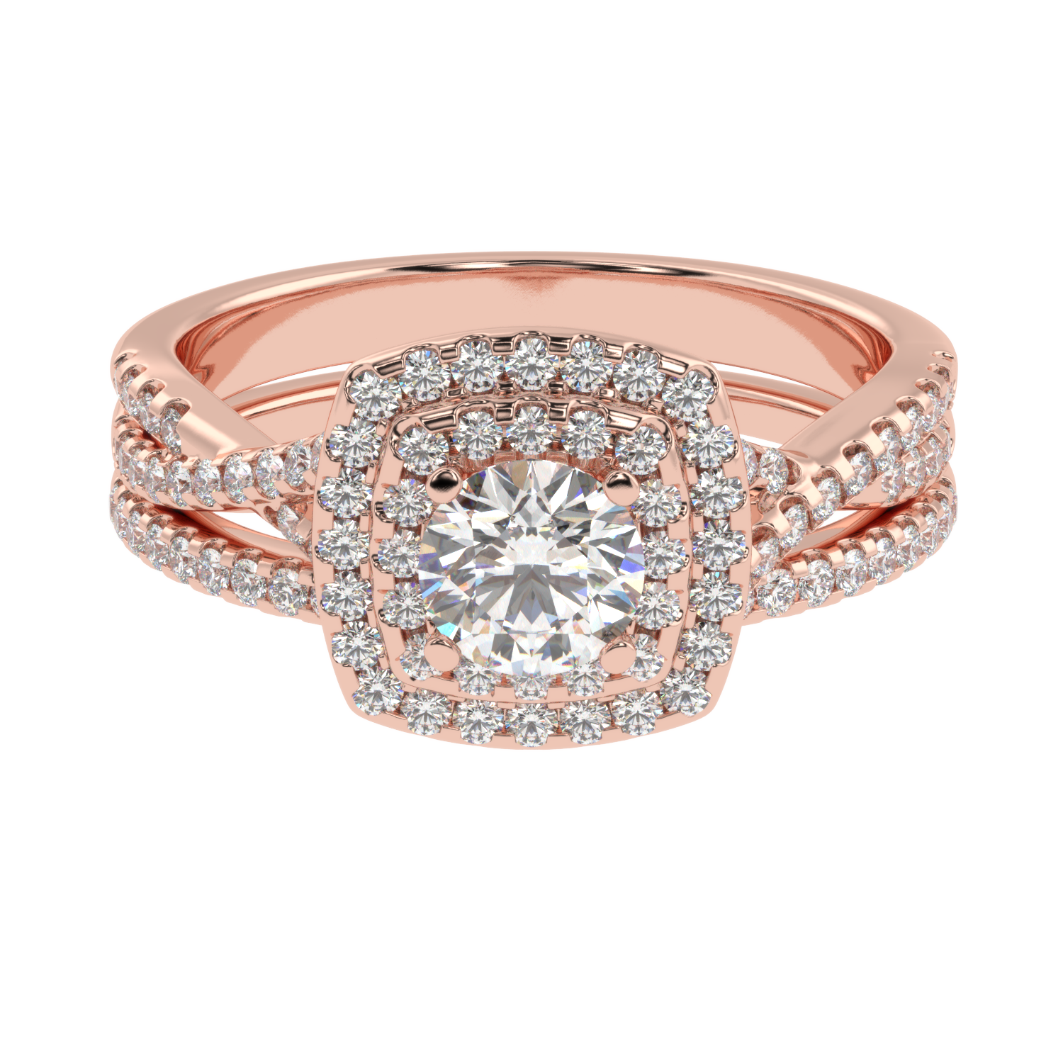 Buy 0.96Ct H VS1 Natural Diamond Ring | SolitaireKart